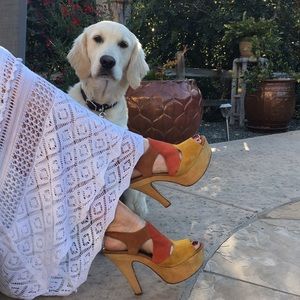 Charles David real wood platforms